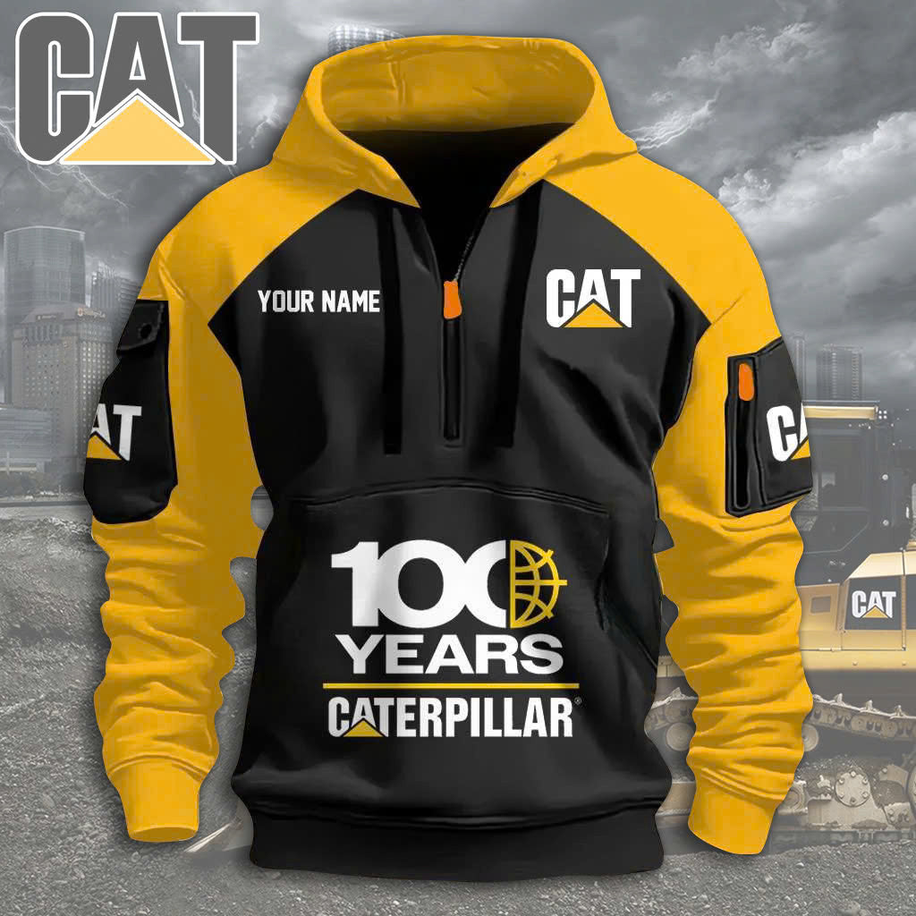 CAT New Personalized Quarter Zip Hoodie For fan - Limited Edition CR051407