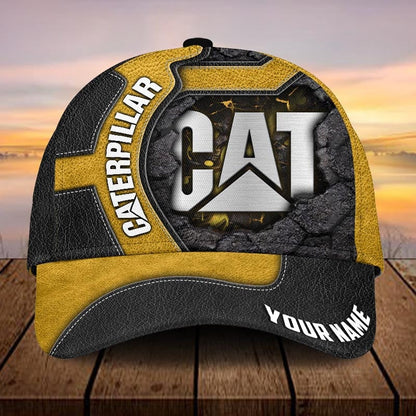 Custom Name CAT Baseball Cap
