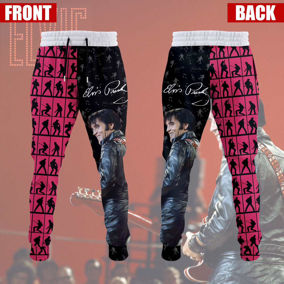 Personalized Elvis Presley 3D Sweatpants YVT1126