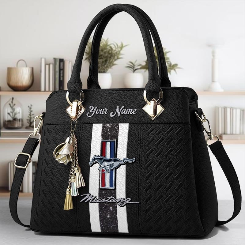 Custom Name FM Zip Handbag Multicolor