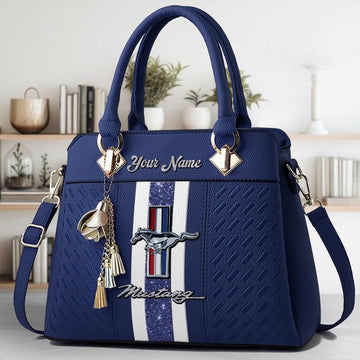Custom Name FM Zip Handbag Multicolor