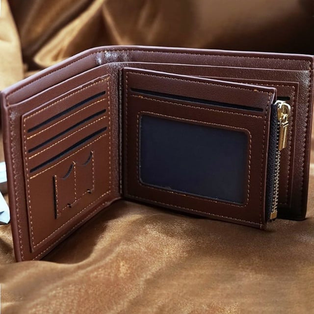 FD VITWALT1249 Custom Name Leather Wallet