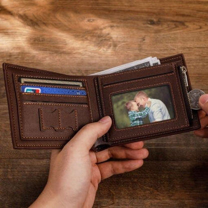 FD VITWALT1249 Custom Name Leather Wallet