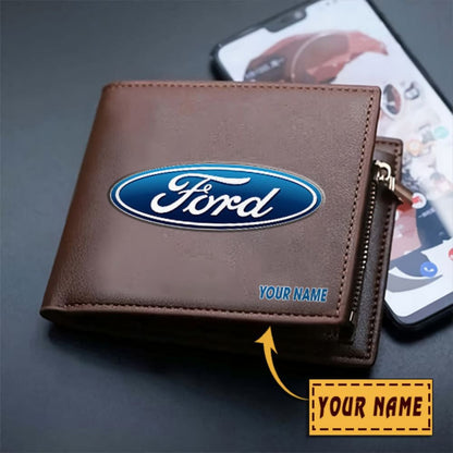 FD VITWALT1249 Custom Name Leather Wallet