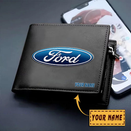 FD VITWALT1249 Custom Name Leather Wallet