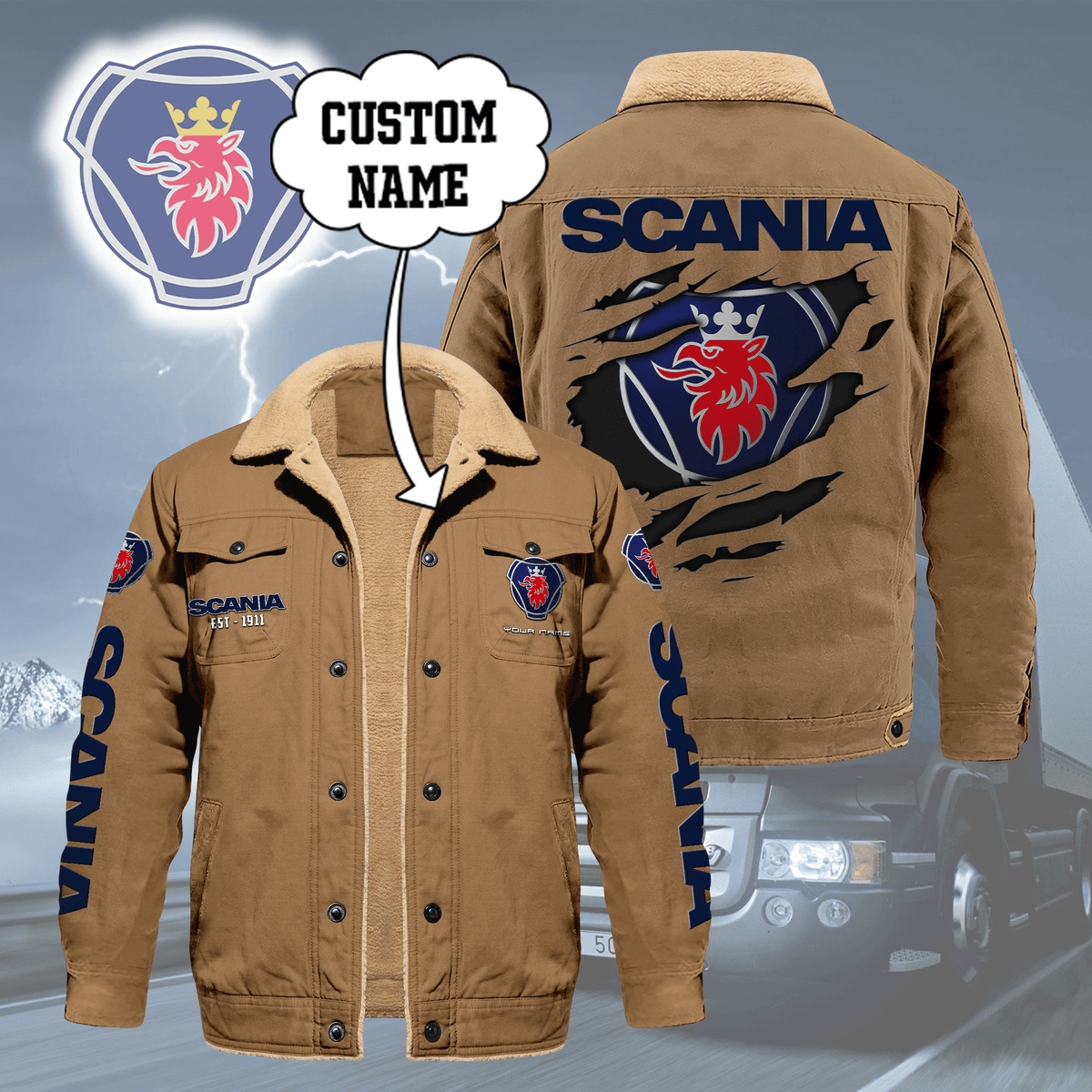 SCN Limited Edition Fleece Cotton Jacket THAOVTT1163