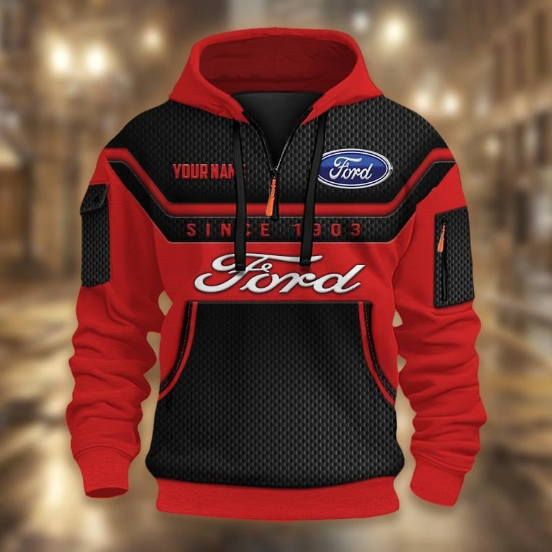 FD 3D Quarter Zip Hoodie CR251151