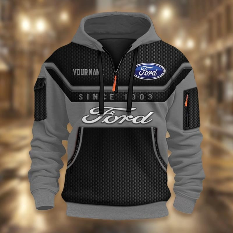 FD 3D Quarter Zip Hoodie CR251151