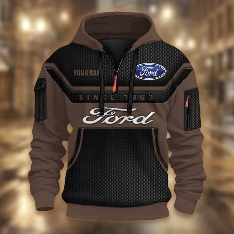 FD 3D Quarter Zip Hoodie CR251151