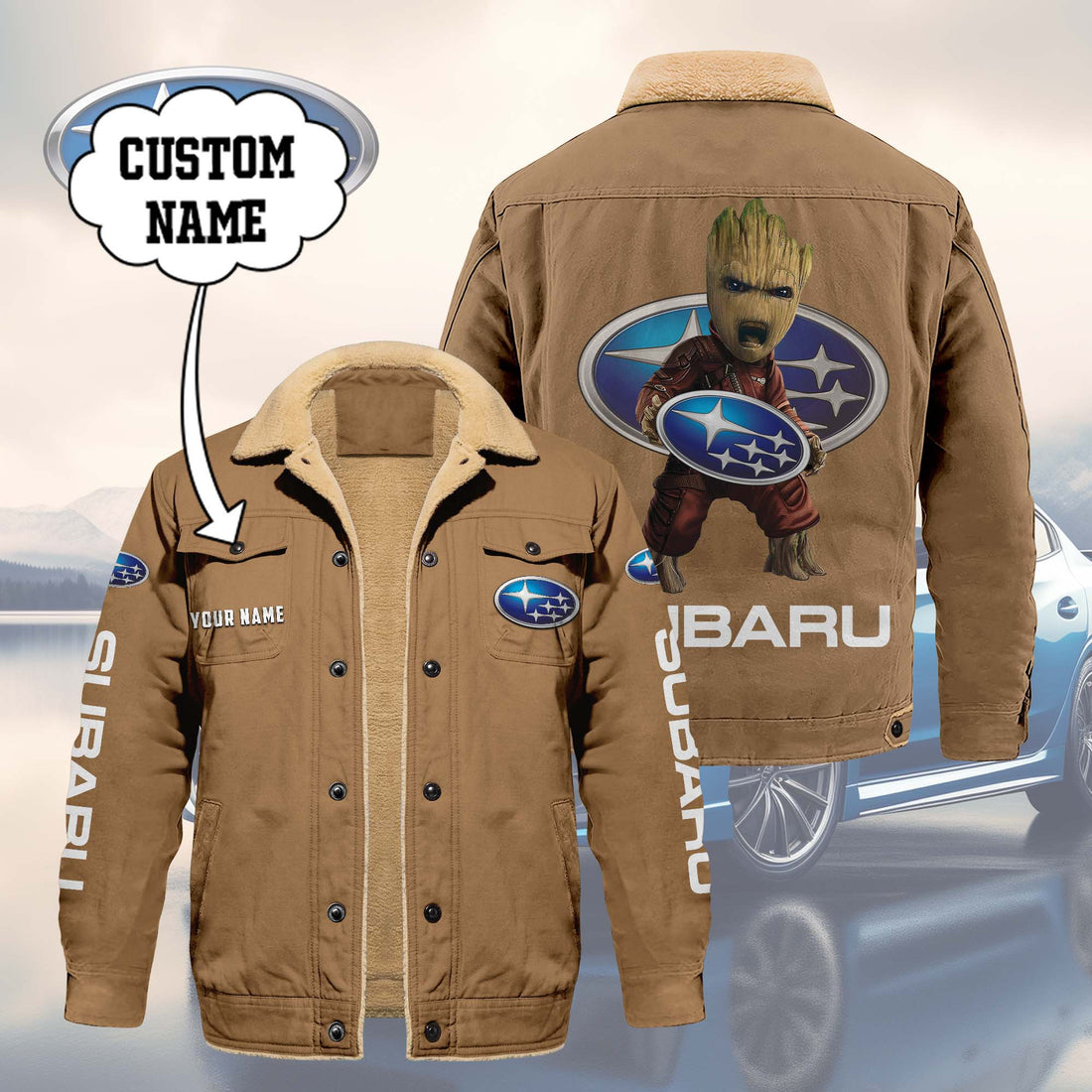 Custom Name SBR Limited Edition Fleece Cotton Jacket THAOVTT1165