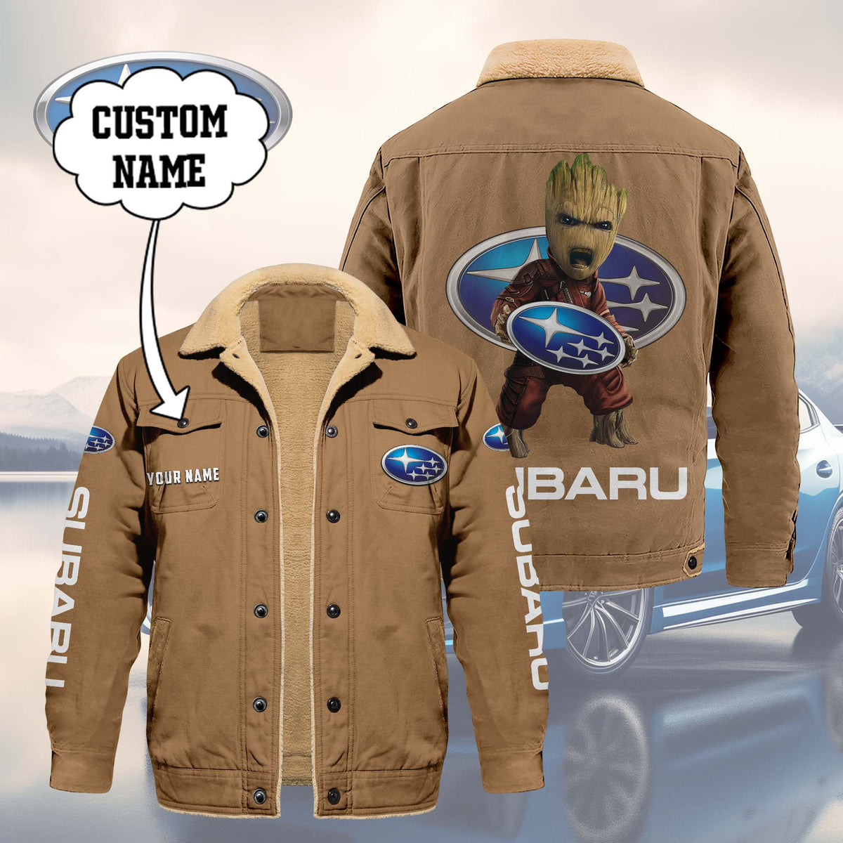 Custom Name SBR Limited Edition Fleece Cotton Jacket THAOVTT1165