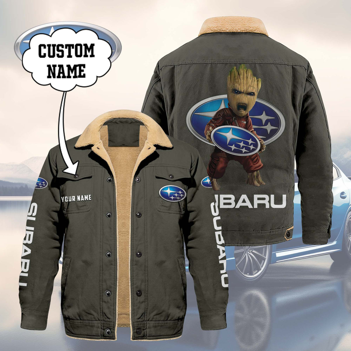 Custom Name SBR Limited Edition Fleece Cotton Jacket THAOVTT1165