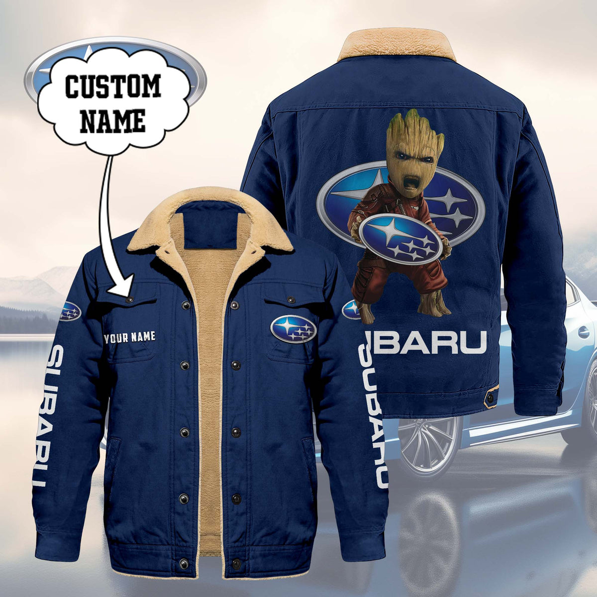 Custom Name SBR Limited Edition Fleece Cotton Jacket THAOVTT1165