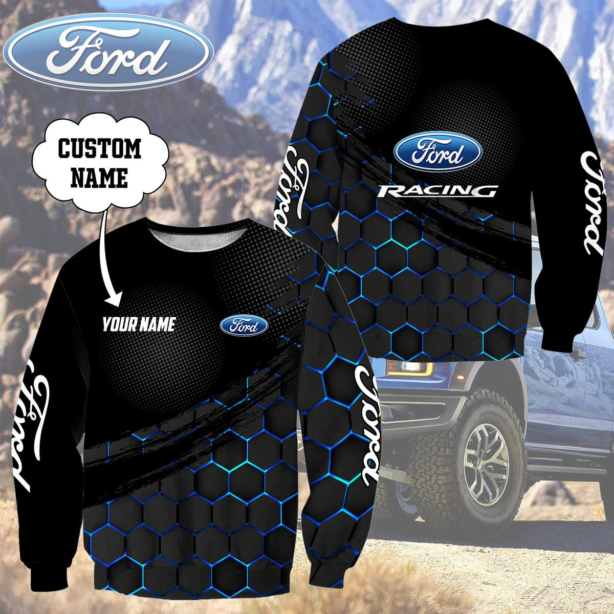 Custom Name FD 3D Apparels YVT0660