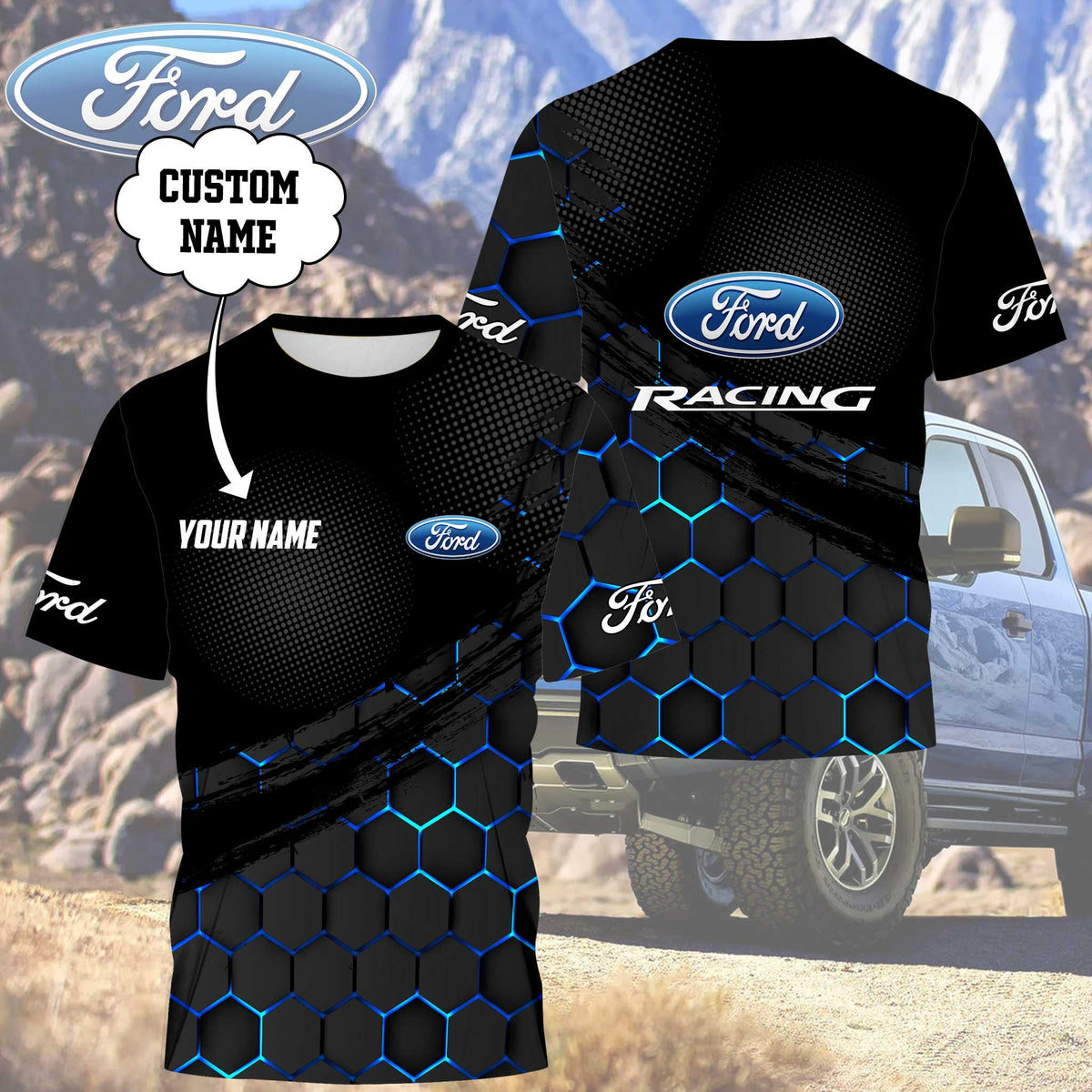 Custom Name FD 3D Apparels YVT0660