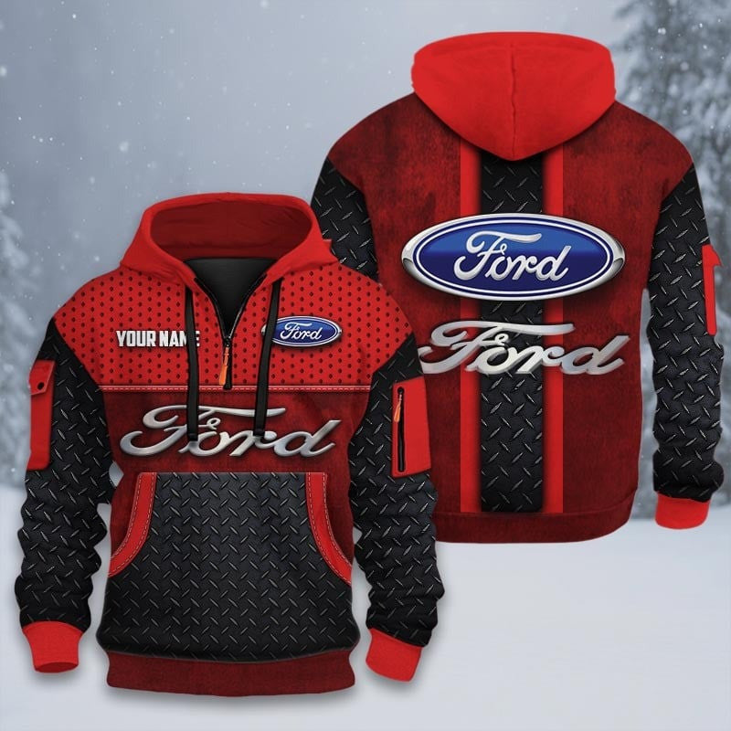 FD 3D Quarter Zip Hoodie CR251201