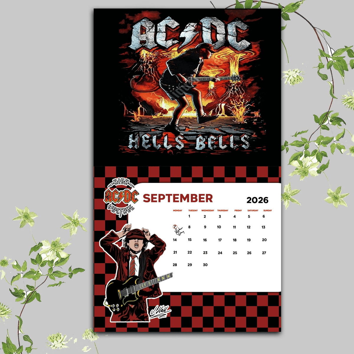Personalized Limited Edition 2026 Wall Hanging Calendar MAD93