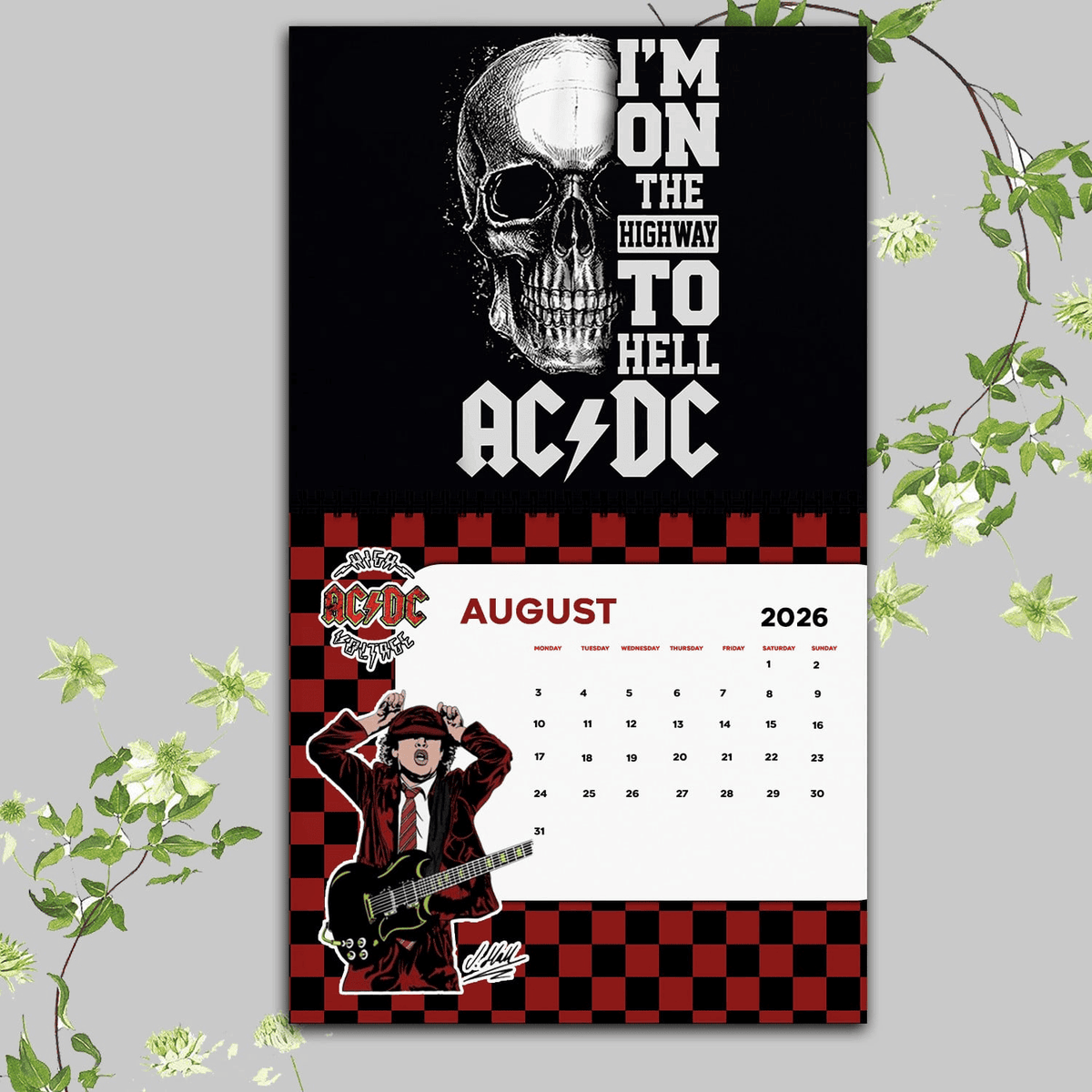 Personalized Limited Edition 2026 Wall Hanging Calendar MAD93