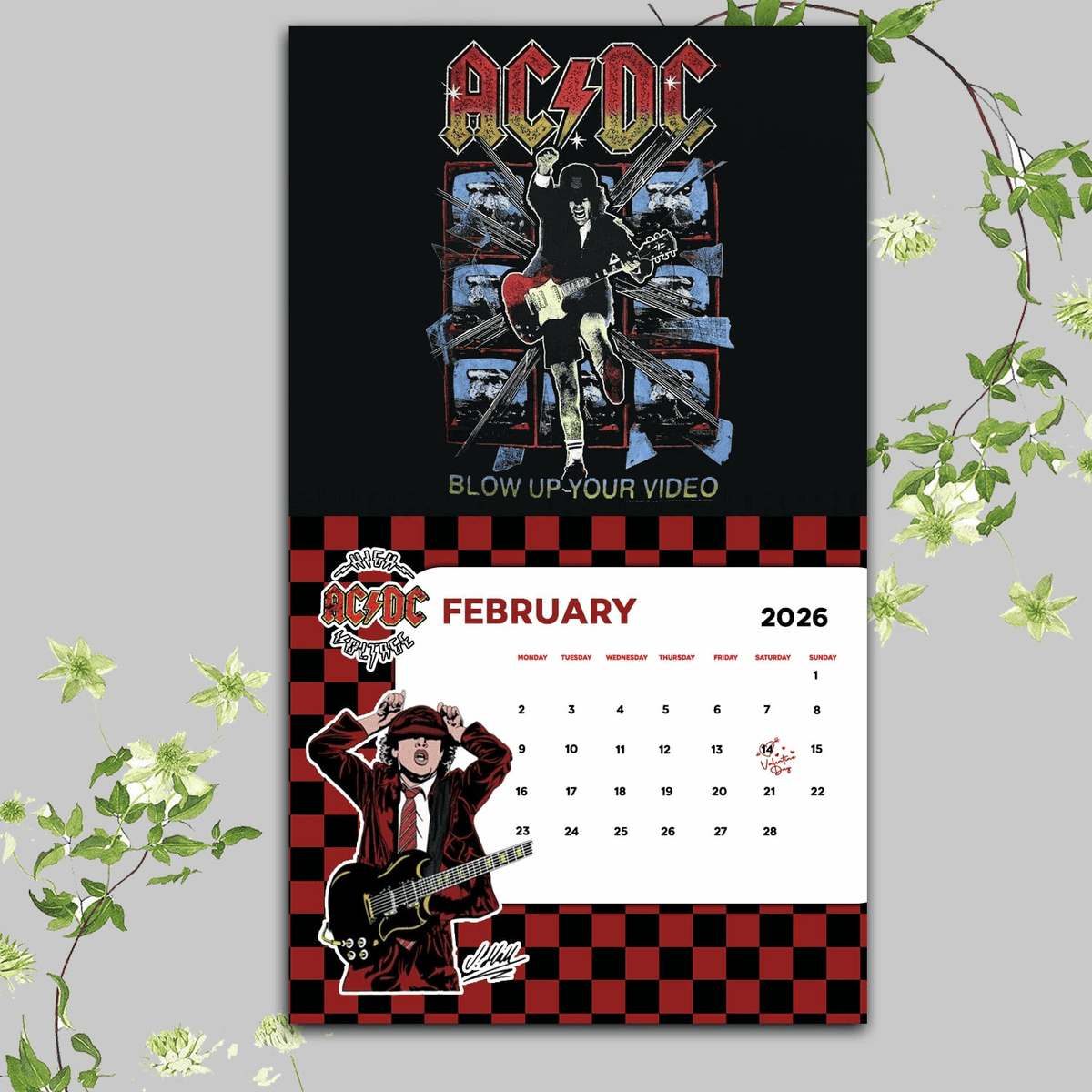 Personalized Limited Edition 2026 Wall Hanging Calendar MAD93