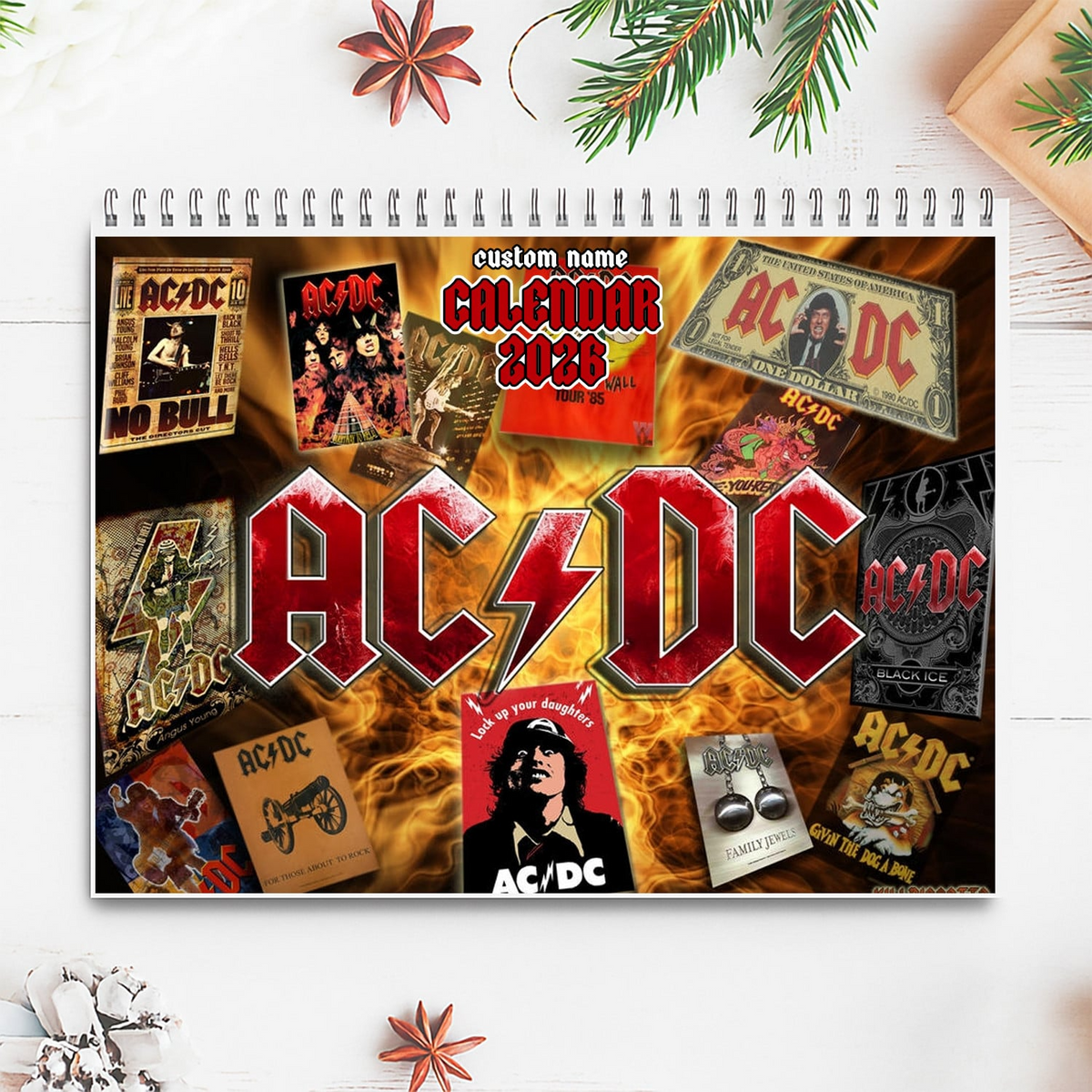Personalized Limited Edition 2026 Wall Hanging Calendar MAD93