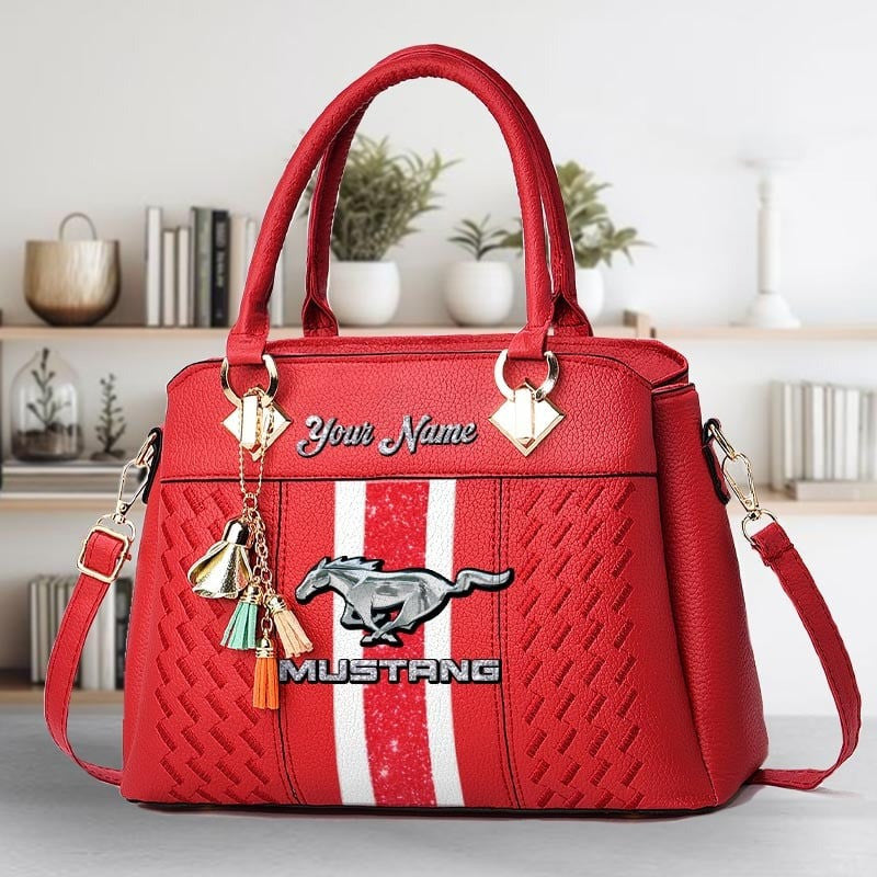 Custom Name FM Zip Handbag Multicolor CR251204