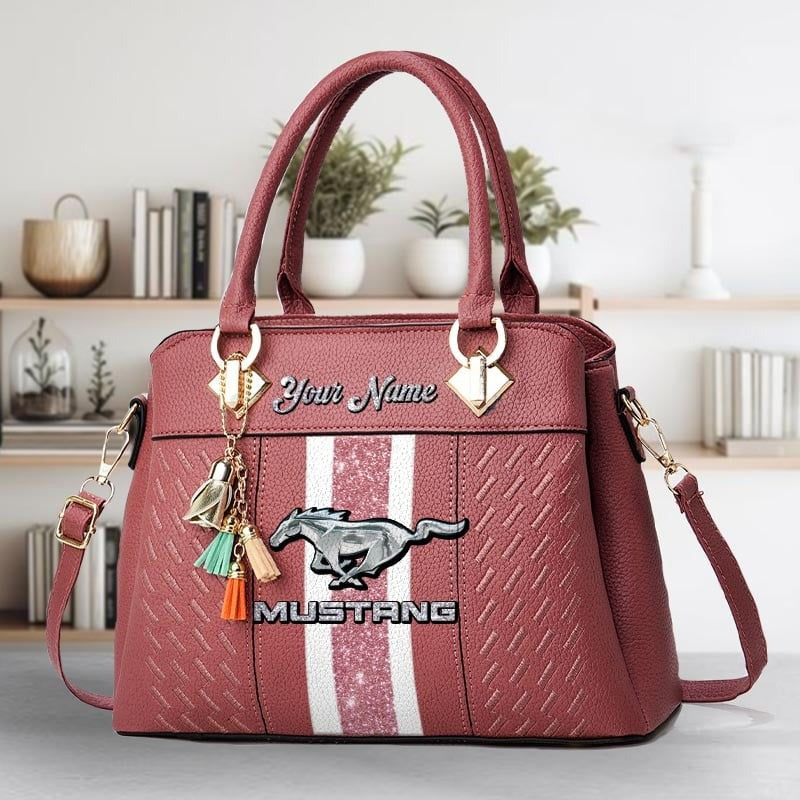 Custom Name FM Zip Handbag Multicolor CR251204
