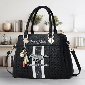 Custom Name FM Zip Handbag Multicolor CR251204