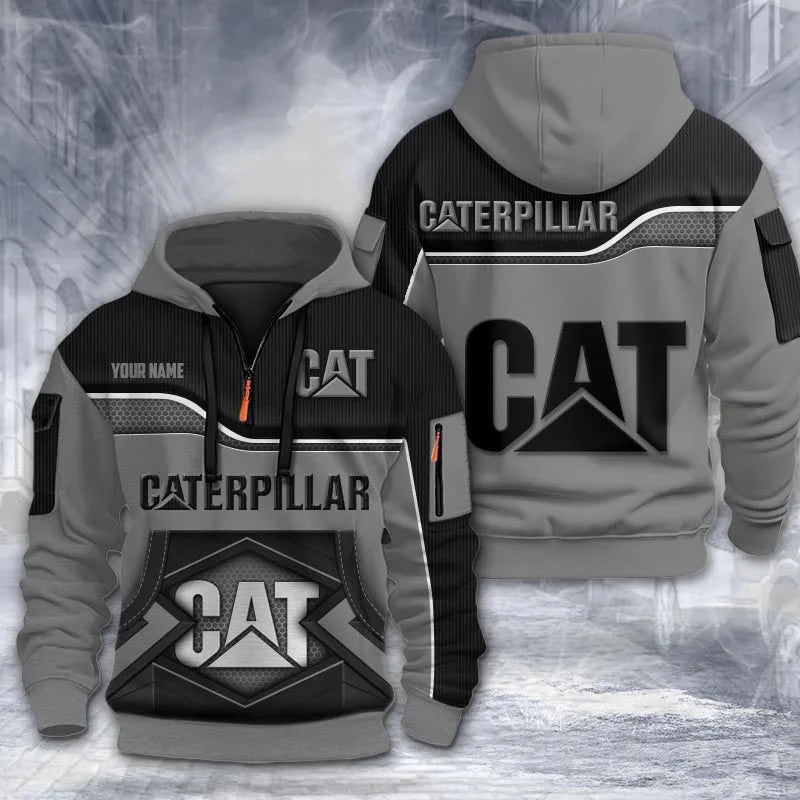 CAT 3D Quarter Zip Hoodie CR260301