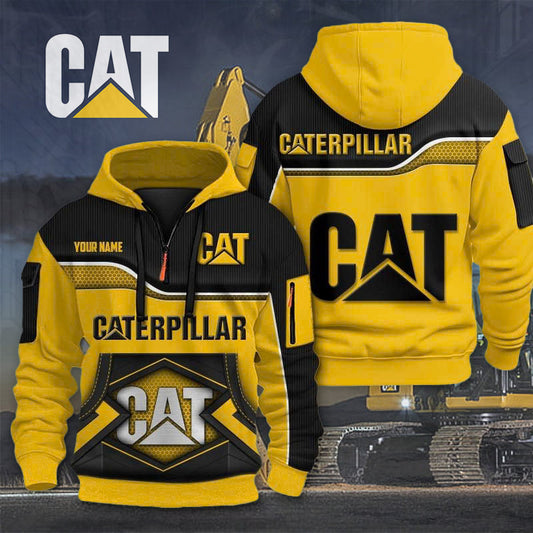 CAT 3D Quarter Zip Hoodie CR260301