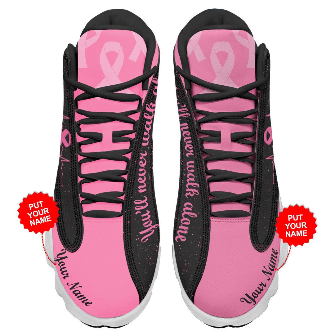 Personalized Breast Cancer Awareness JD13 Sneakers QUY4182