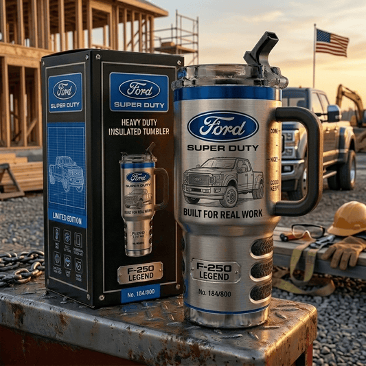 F-250 FD Tumbler with Handle and Straw