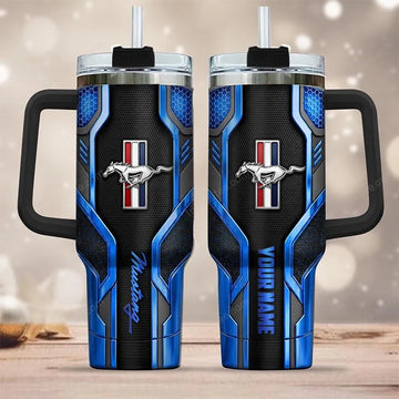 FM Tumbler with Handle and Straw