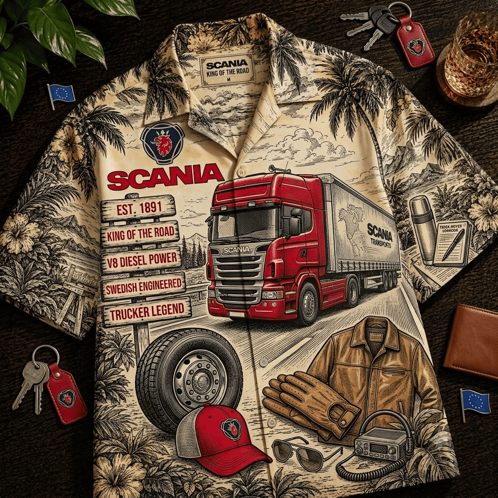 SCN Limited Edition Hawaiian Short Sleeve Shirt