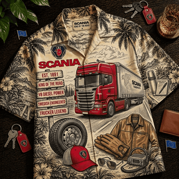 SCN Limited Edition Hawaiian Short Sleeve Shirt