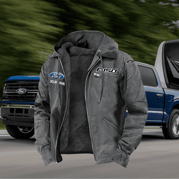 Personalized FD F-150 Left Chest Zipper Pocket Jacket
