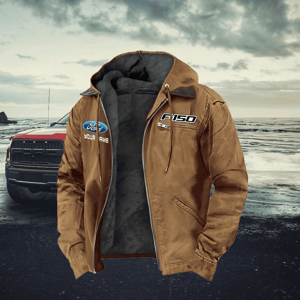 Personalized FD F-150 Left Chest Zipper Pocket Jacket