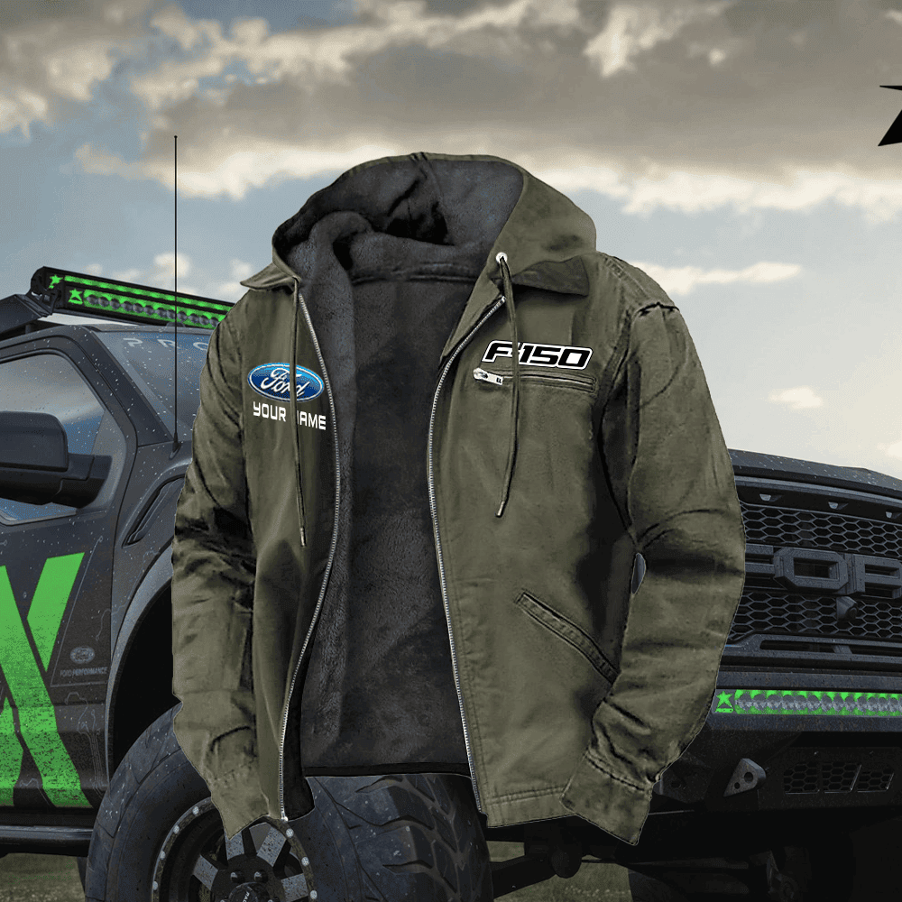 Personalized FD F-150 Left Chest Zipper Pocket Jacket