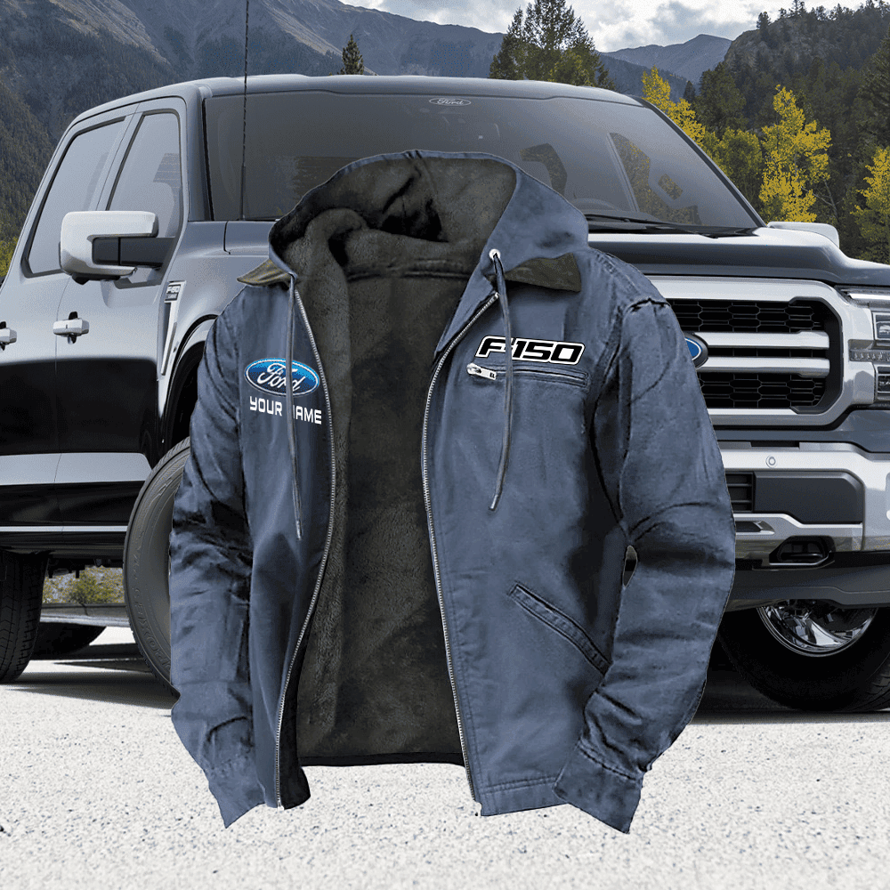 Personalized FD F-150 Left Chest Zipper Pocket Jacket