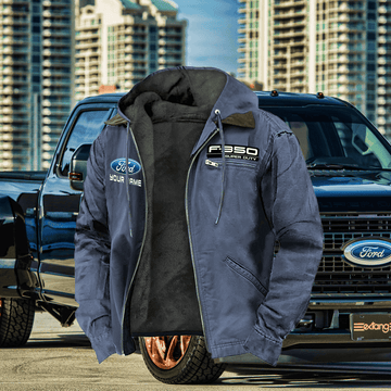 Personalized FD F-350 Left Chest Zipper Pocket Jacket
