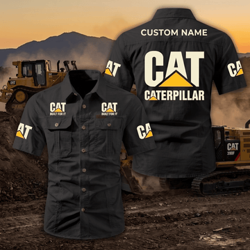 Personalized CAT Limited Edition Short Sleeve Mechanic Shirt