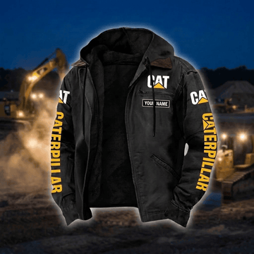 Personalized CAT Left Chest Zipper Pocket Jacket V2