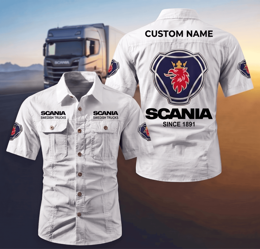 Personalized SCN Limited Edition Short Sleeve Mechanic Shirt