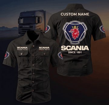 Personalized SCN Limited Edition Short Sleeve Mechanic Shirt