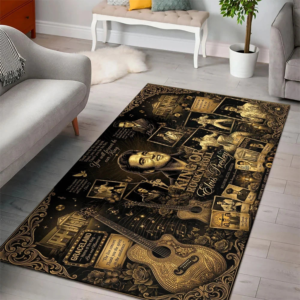 Elvis Presley Foldable Rectangular Rug