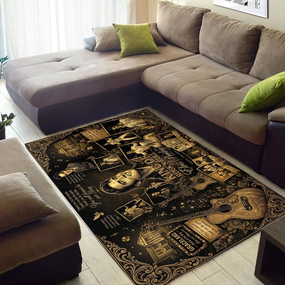 Elvis Presley Foldable Rectangular Rug
