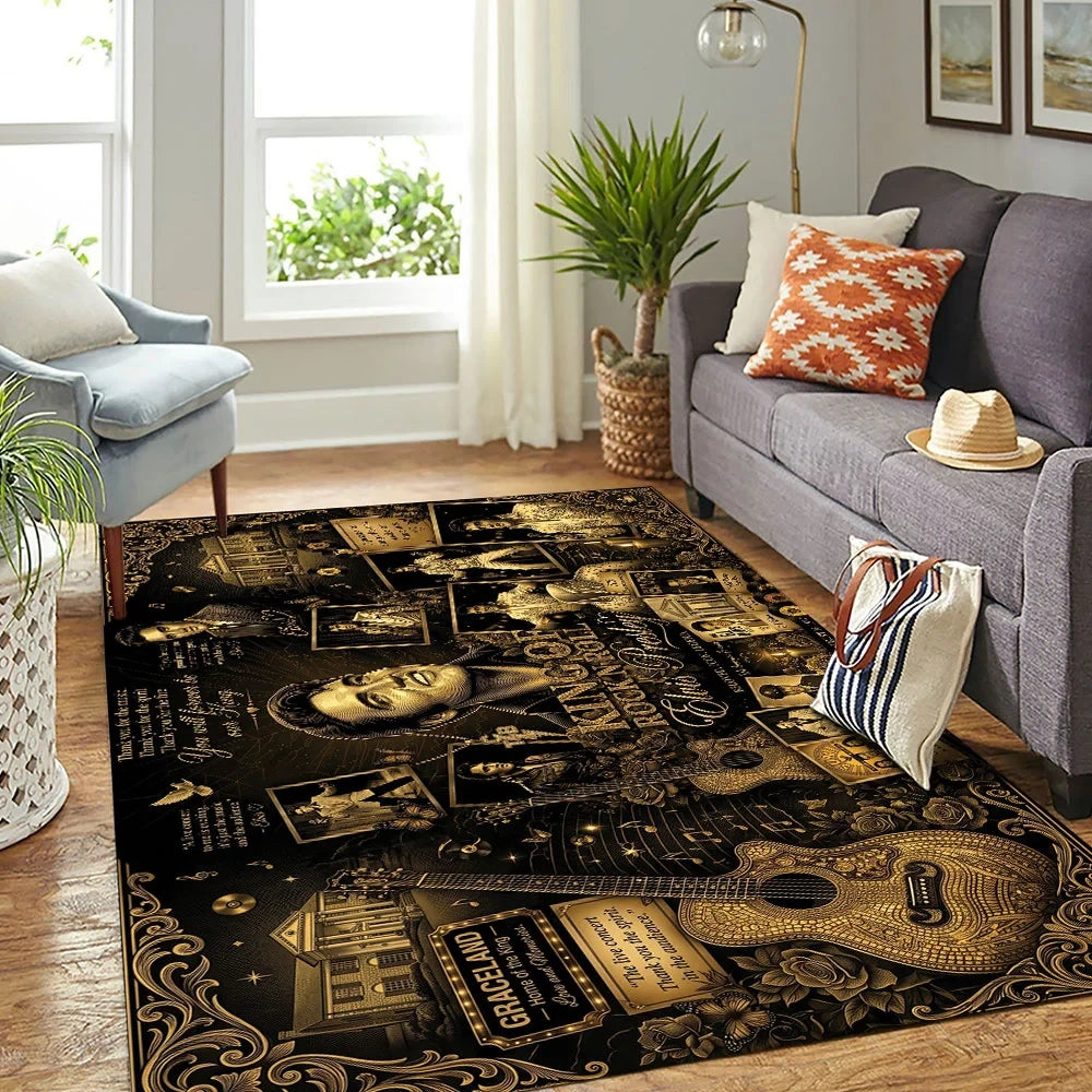 Elvis Presley Foldable Rectangular Rug