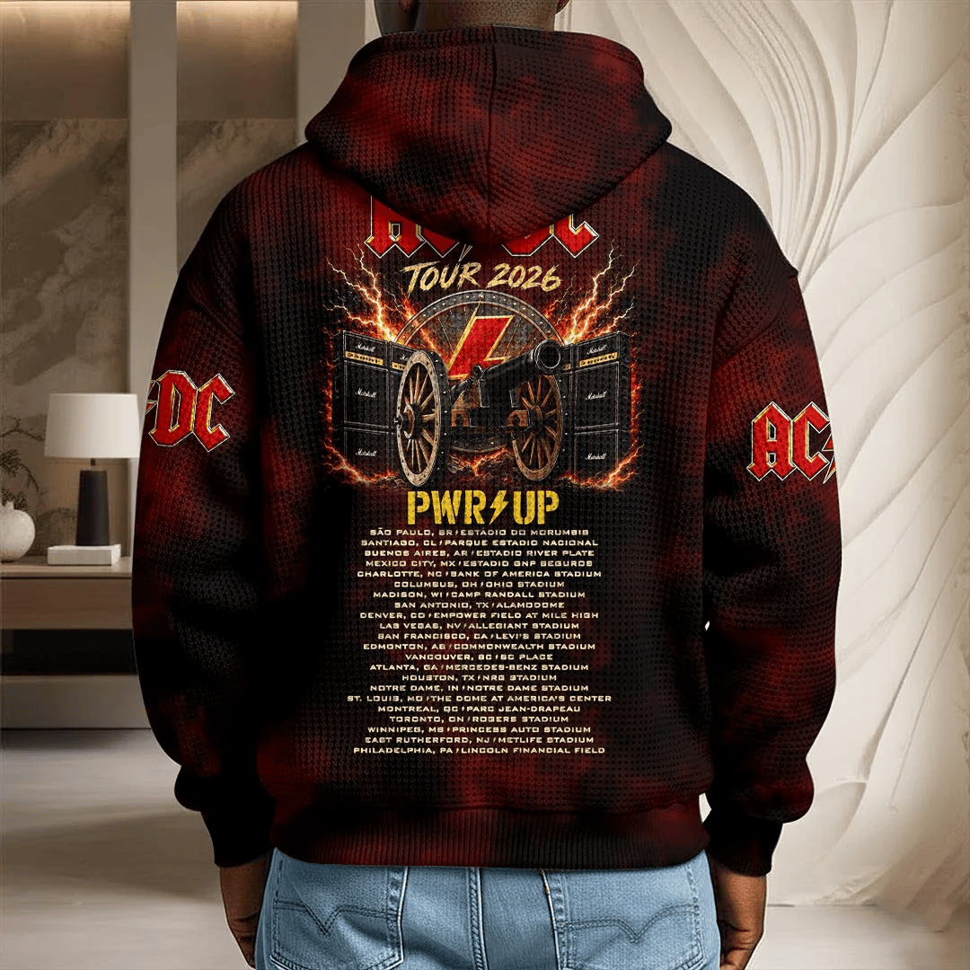 Limited Edition Unisex Waffle Hoodie MMAD34