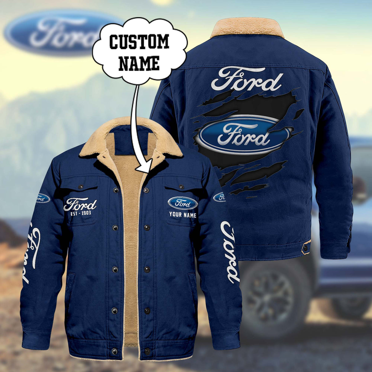 FD Limited Edition Fleece Cotton Jacket THAOVTT1163