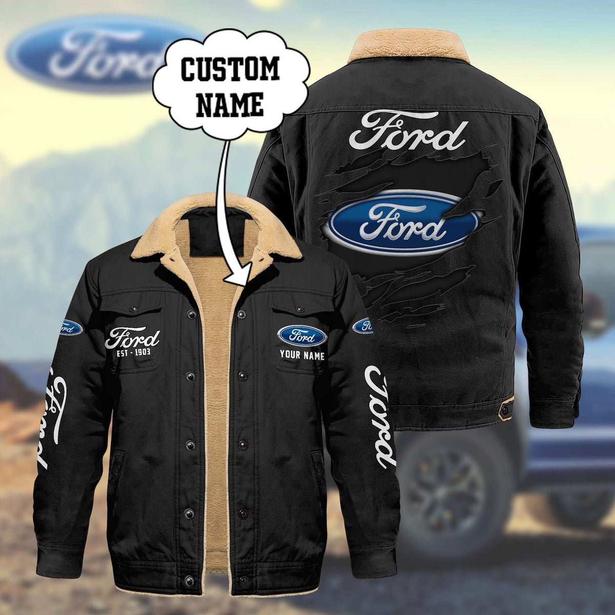 FD Limited Edition Fleece Cotton Jacket THAOVTT1163