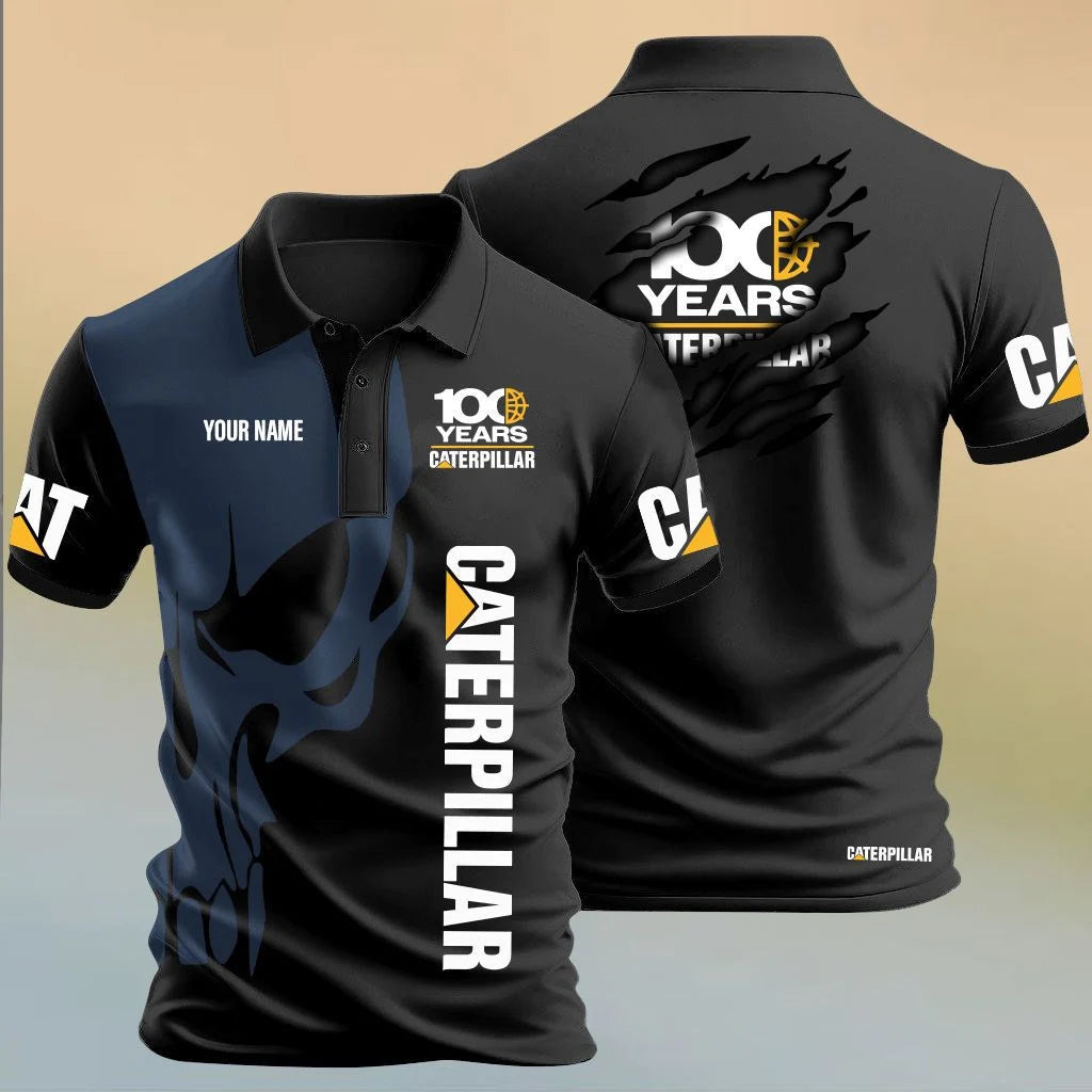 Personalized CAT Limited Edition 3D Polo Shirts